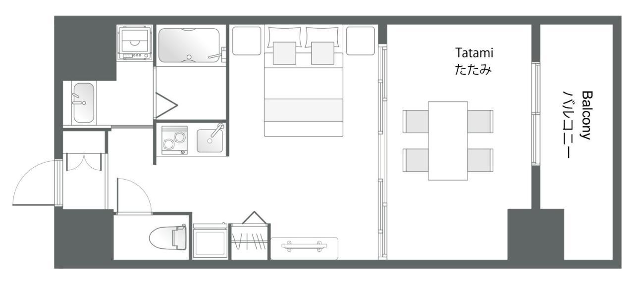 川house道頓堀 Leilighet Ōsaka Eksteriør bilde